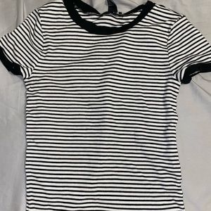 Black and white top